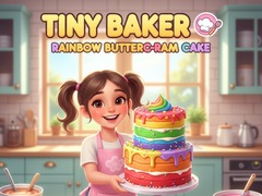 Igra Tiny Baker: Rainbow Buttercream Cake