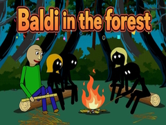 Igra Baldi in the forest