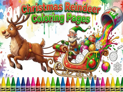 Igra Christmas Reindeer Coloring Pages