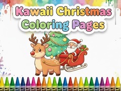 Igra Kawaii Christmas Coloring Pages
