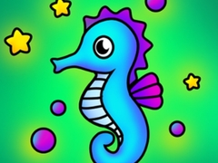 Igra Seahorse Coloring