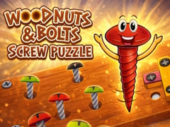 Igra Wood Nuts and Bolts Screw Puzzle