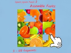 Igra Square jigsaw Puzzle 2 - Assemble Fruits