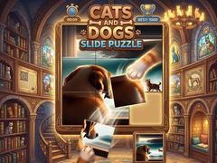 Igra Cats and Dogs Slide Puzzle