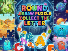 Igra Round Jigsaw Puzzle - Collect the Letter