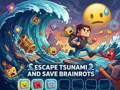 Igra Escape Tsunami and Save Brainrots