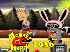 Igra Monkey Go Happy Stage 1036