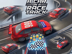Igra A Car on a Race Track