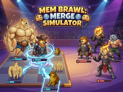 Igra Mem Brawl: Merge Simulator