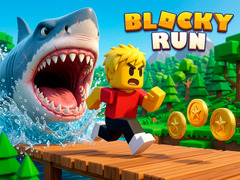 Igra Blocky Run