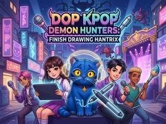 Igra DOP KPop Demon Hunters: Finish Drawing Hantrix