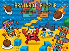 Igra Brainrot Puzzle: Escape from the Beach